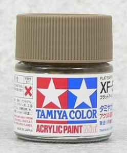TAMIYA 壓克力系水性漆 10ml 消光土色 XF-